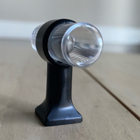 Knob, acrylic bar knob,Matt Black, and clear new in packaging by Liberty - Picture 5 of 17